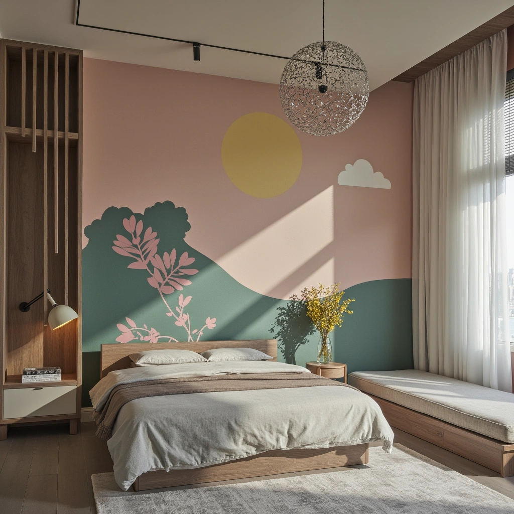 2. Murals: Create a Focal Point