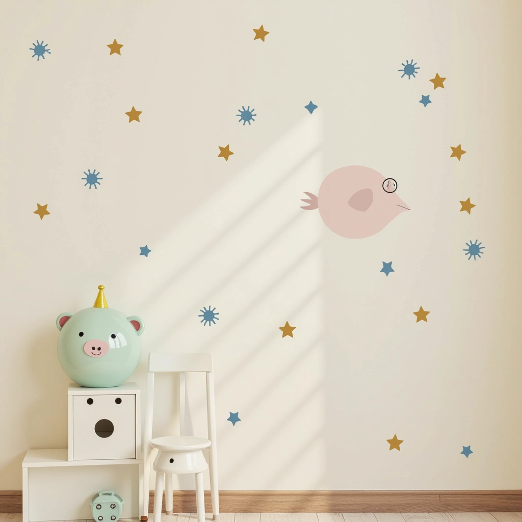 7. Wall Decals: Add a Playful Touch