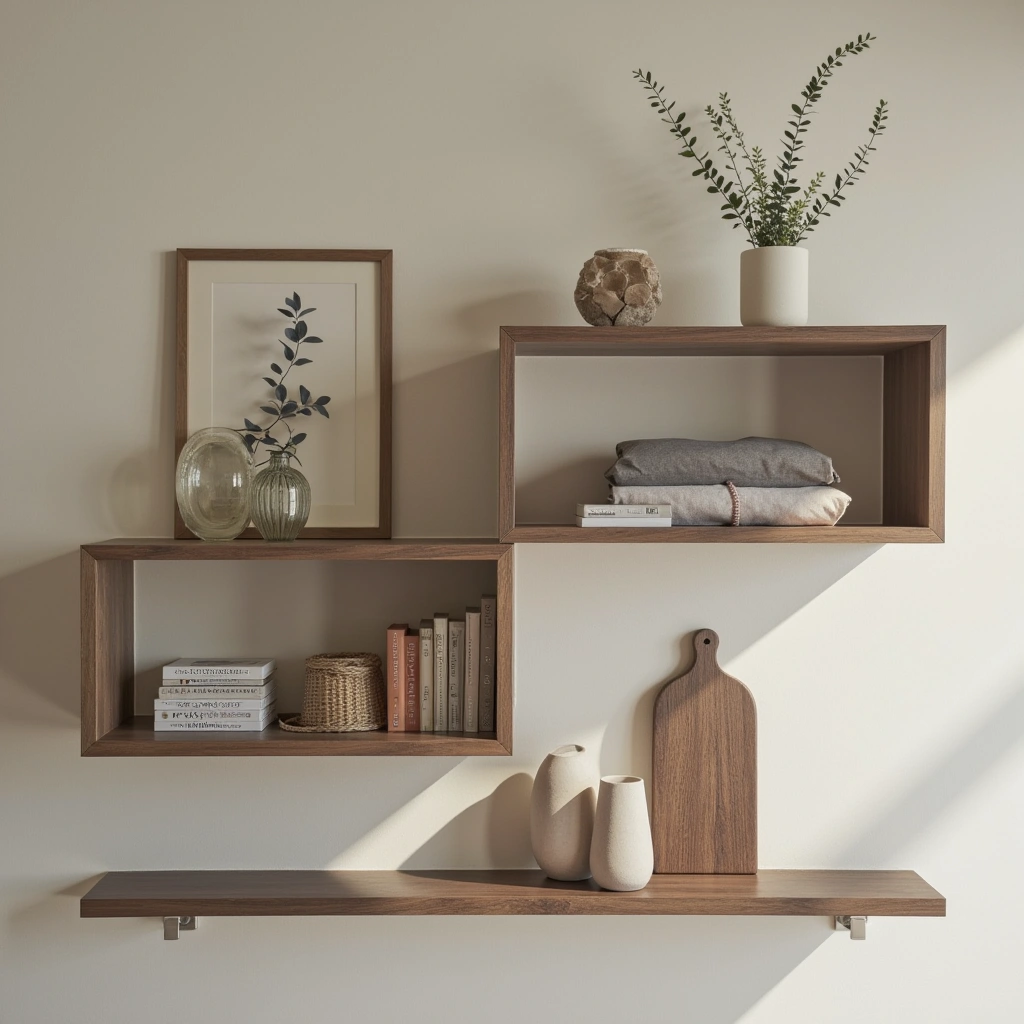 8. Wall Shelves: Style Meets Function
