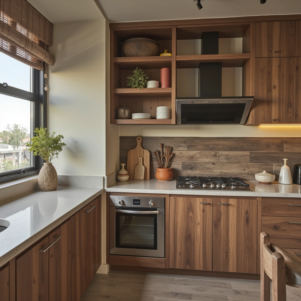 15. Rustic Wood Accents