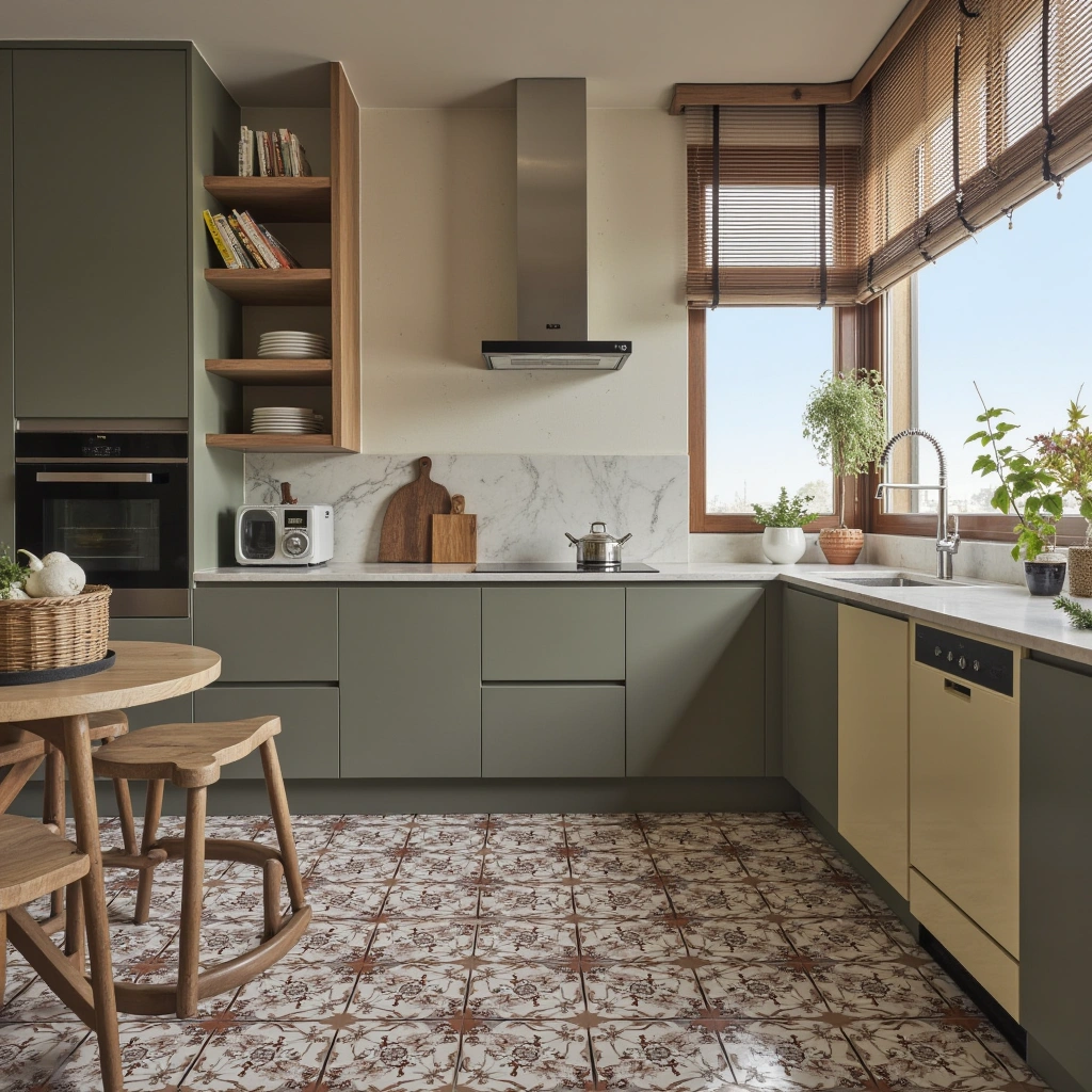 18. Patterned Floor Tiles