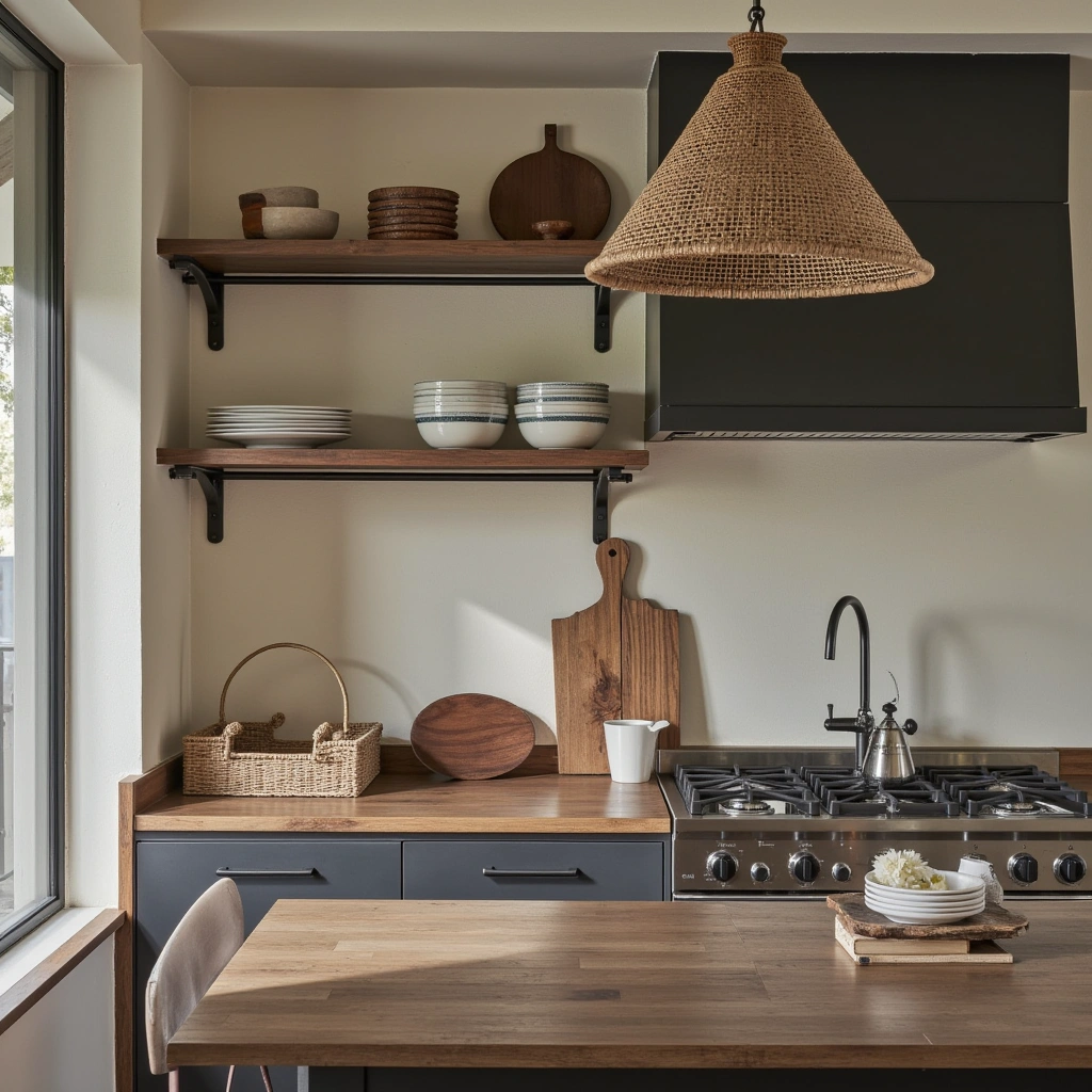 24. Rustic Metal Accents