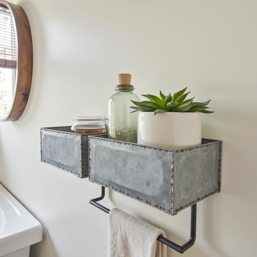 13. Galvanized Metal Accents