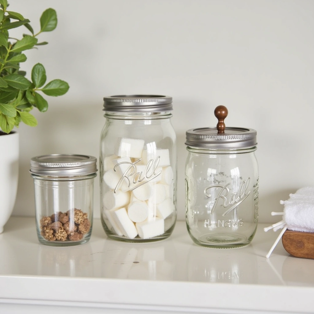 20. Mason Jar Accessories