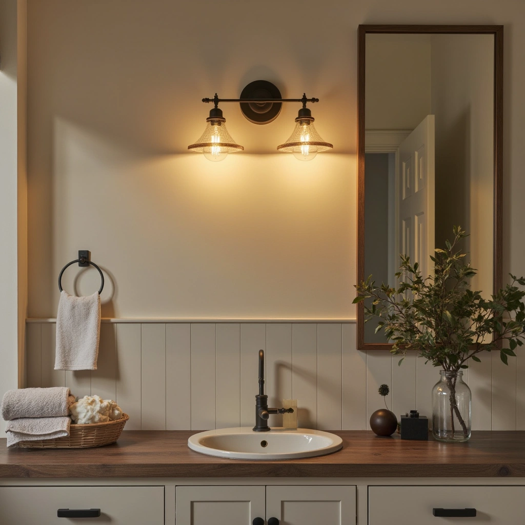24. Farmhouse-Style Lighting
