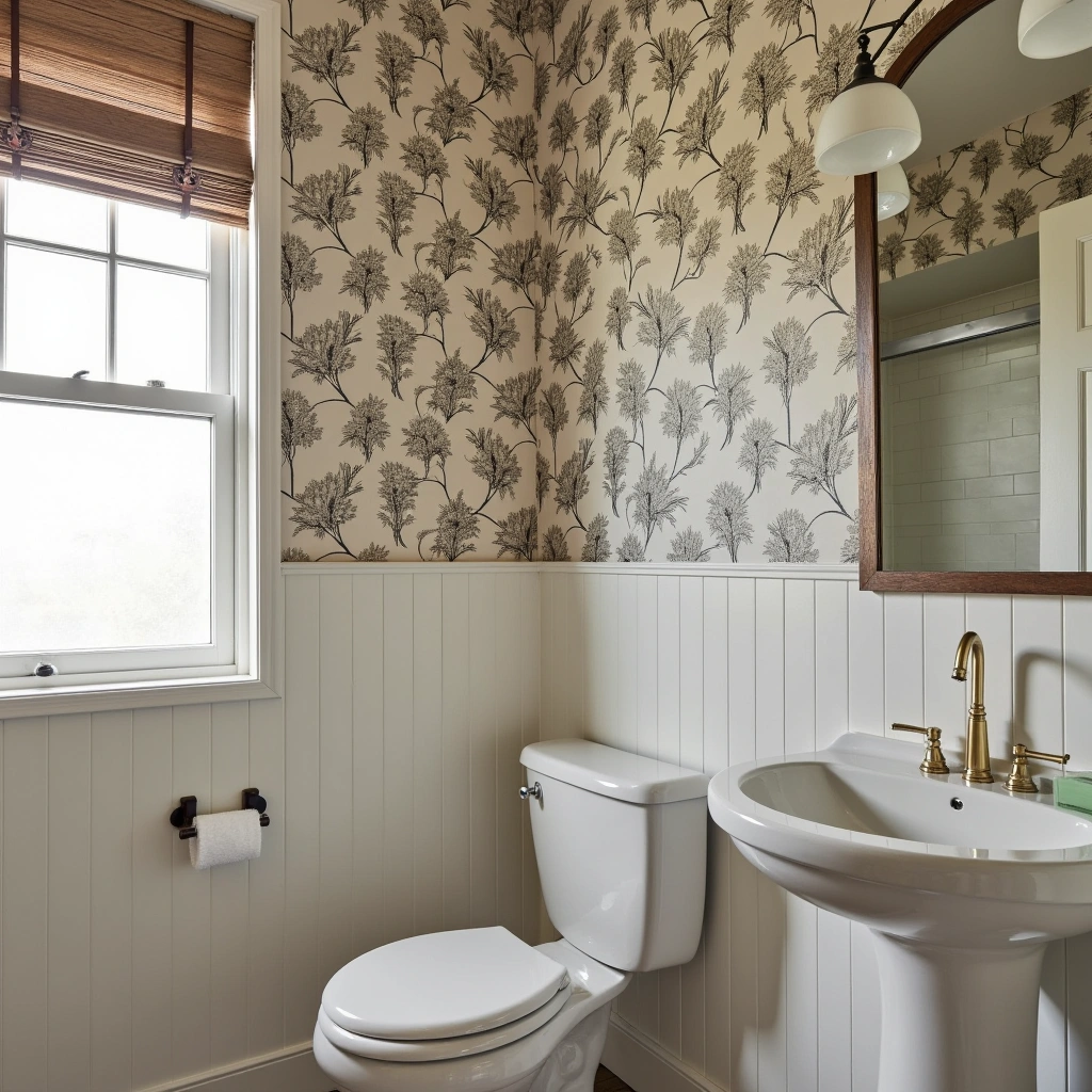 26. Vintage-Inspired Wallpaper