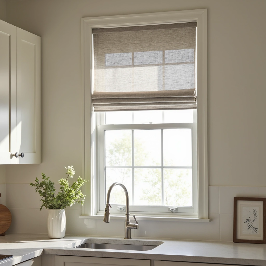 22. Minimalist Window Treatments