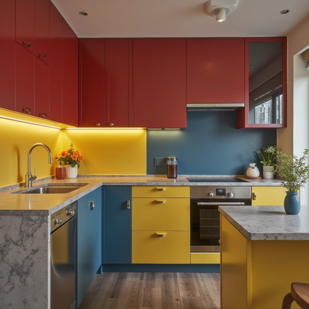 1. Bold Cabinet Colors