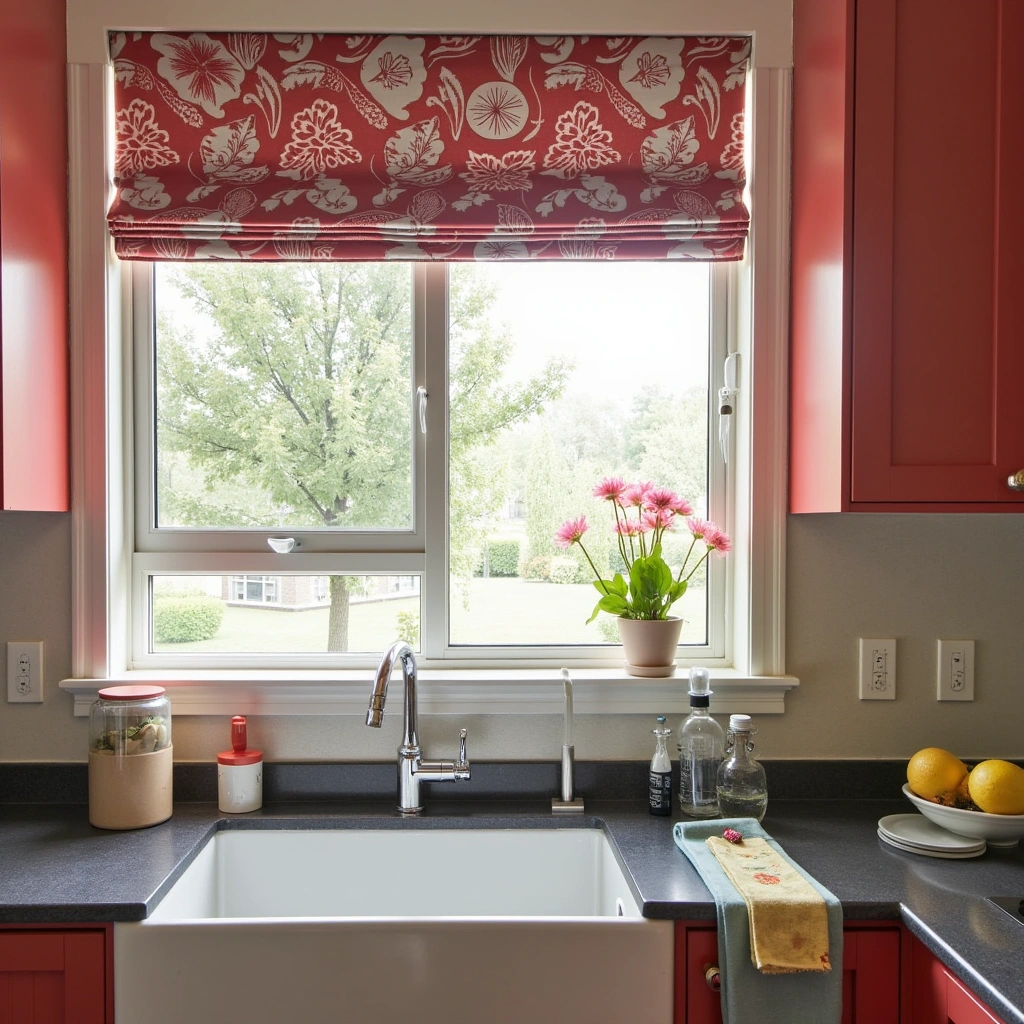 12. Vibrant Window Treatments