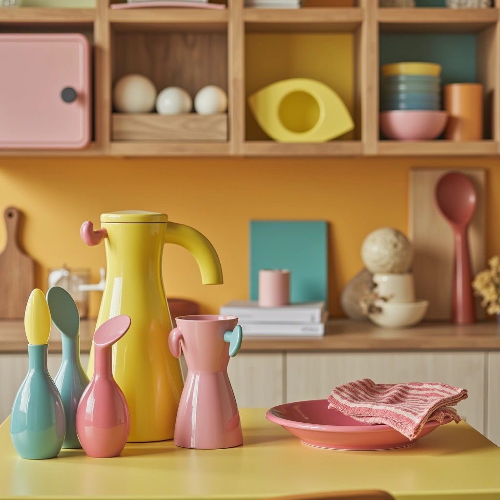 14. Bright Kitchen Accessories