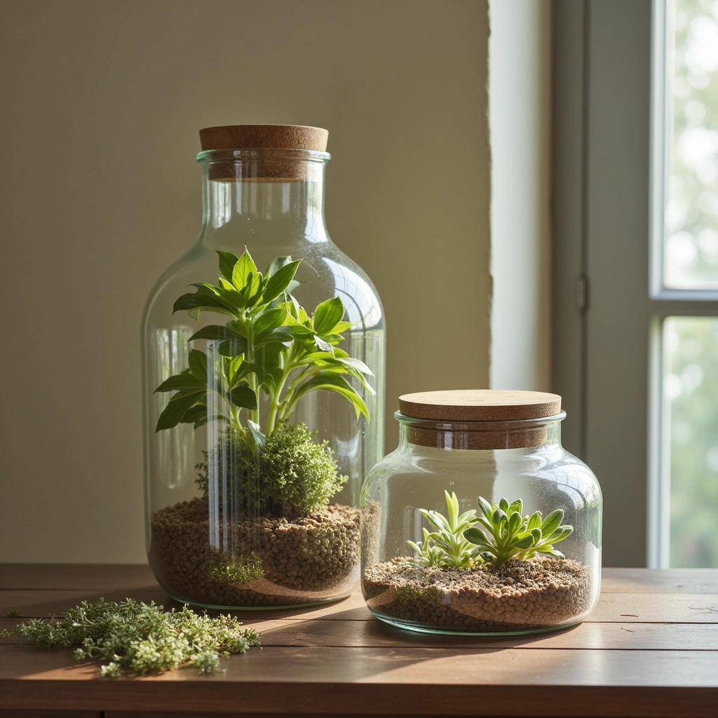 4. Apothecary Jar Terrarium