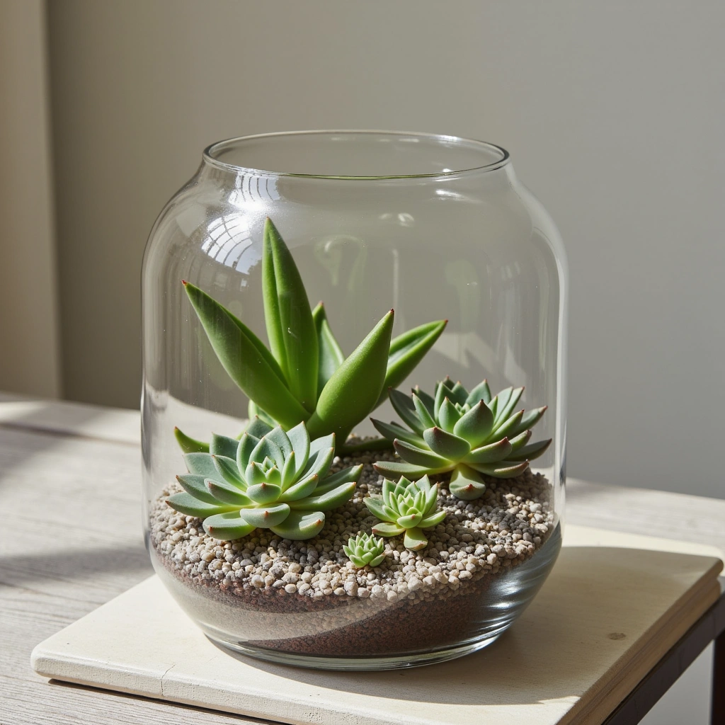 12. Succulent Terrarium