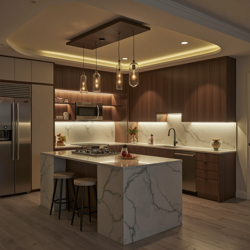 21. Well-Designed Kitchen Lighting Plan
