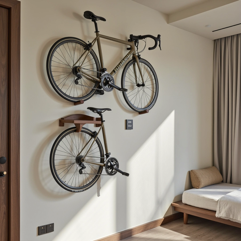Wall-Mounted Bike Storage