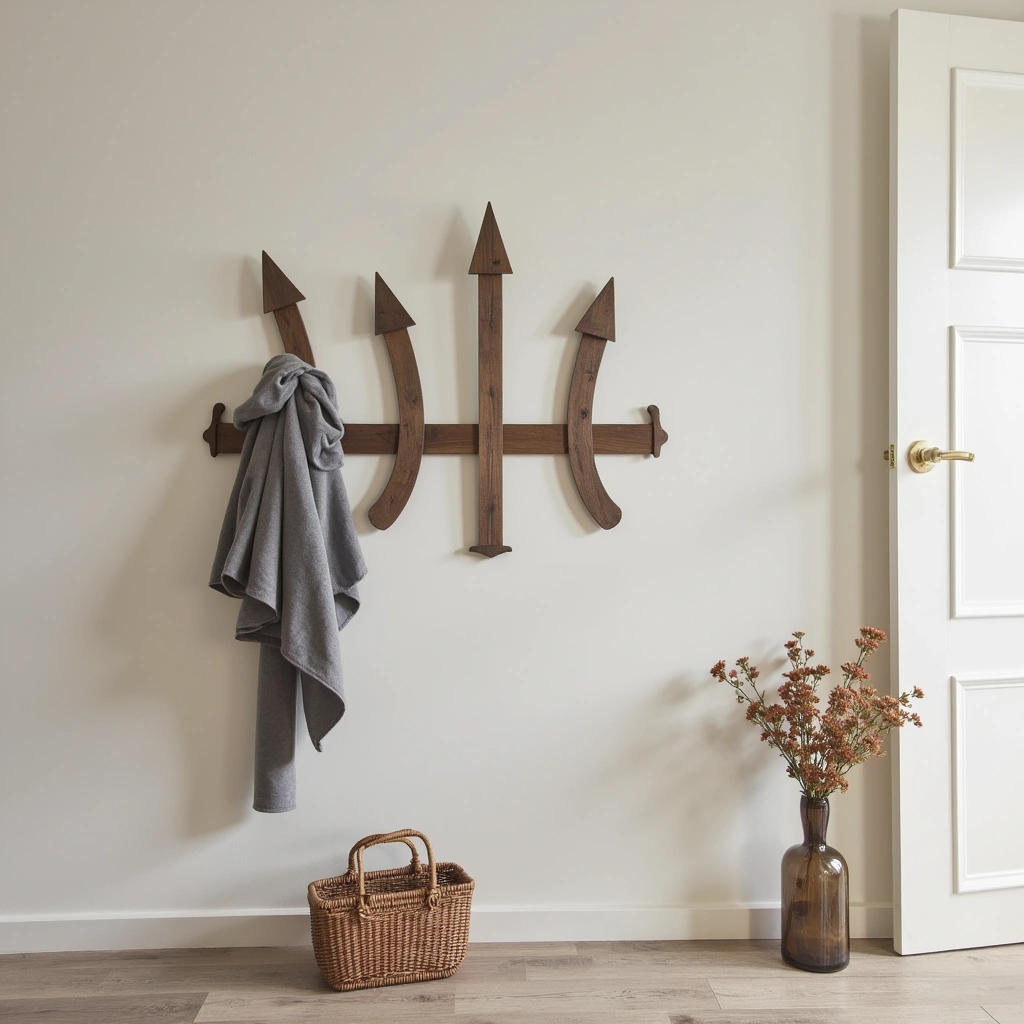 Wall-Mounted Coat Rack