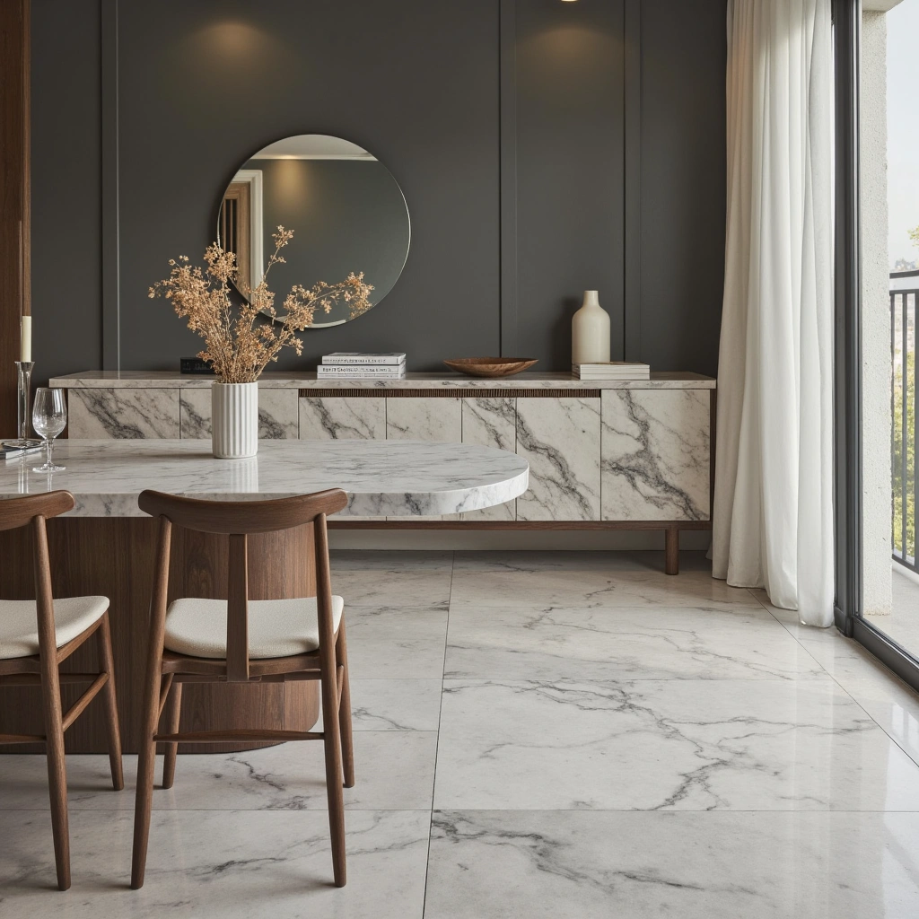 3. Marble Accents