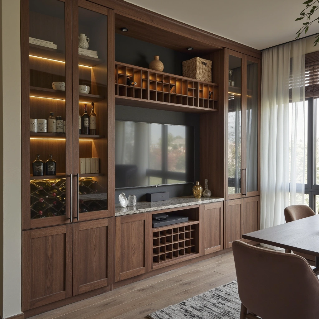 8. Built-In Wine Storage