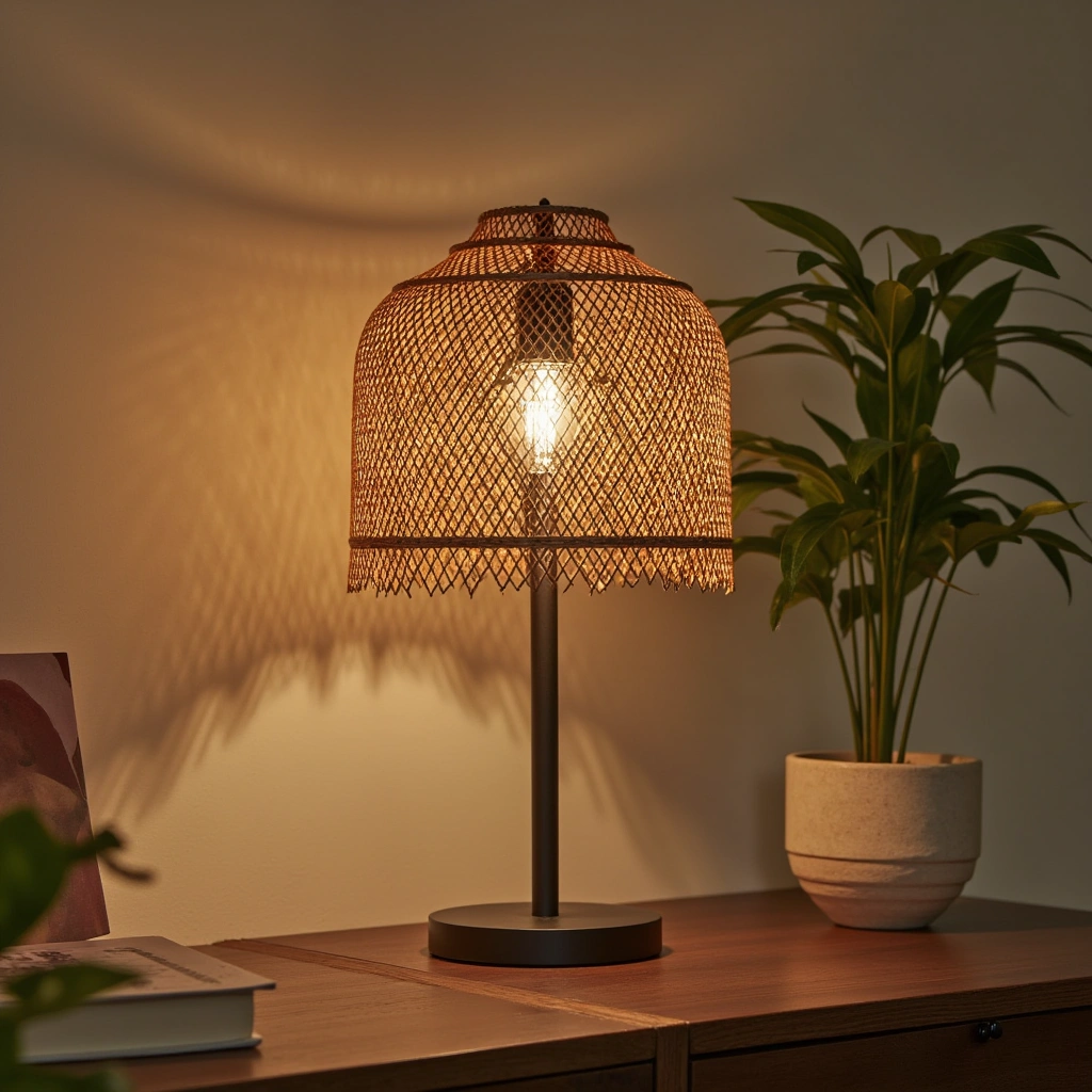 10. Rattan Lighting