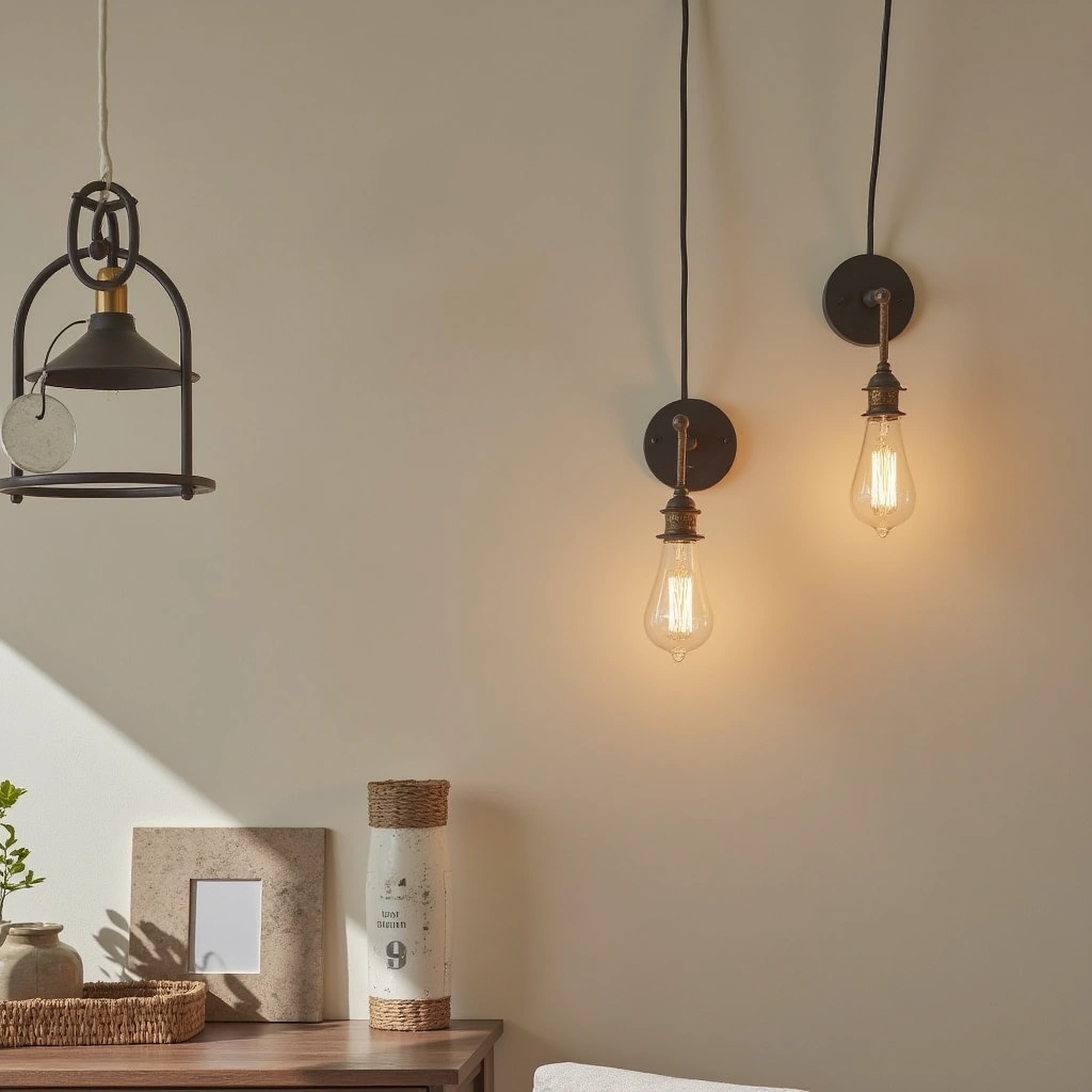 6. Vintage-Inspired Lighting