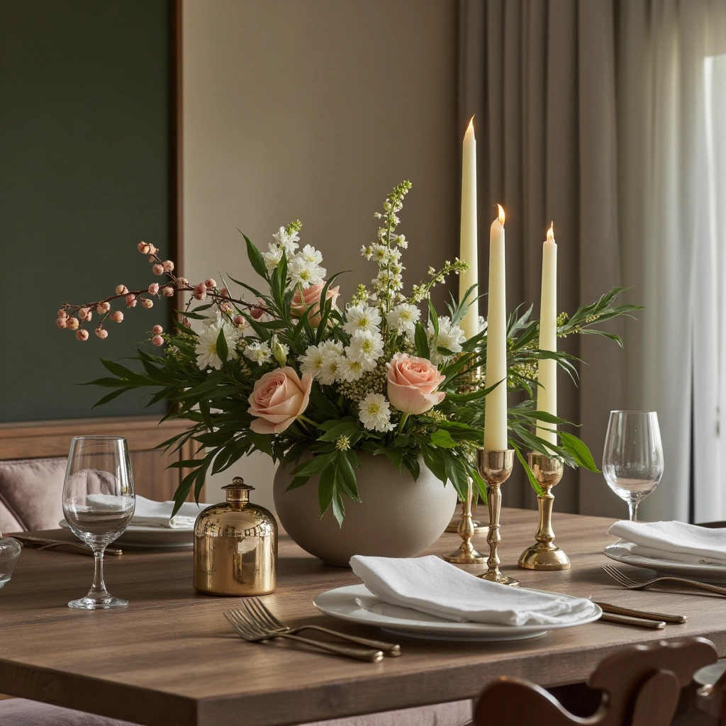 20. Elegant Centerpieces