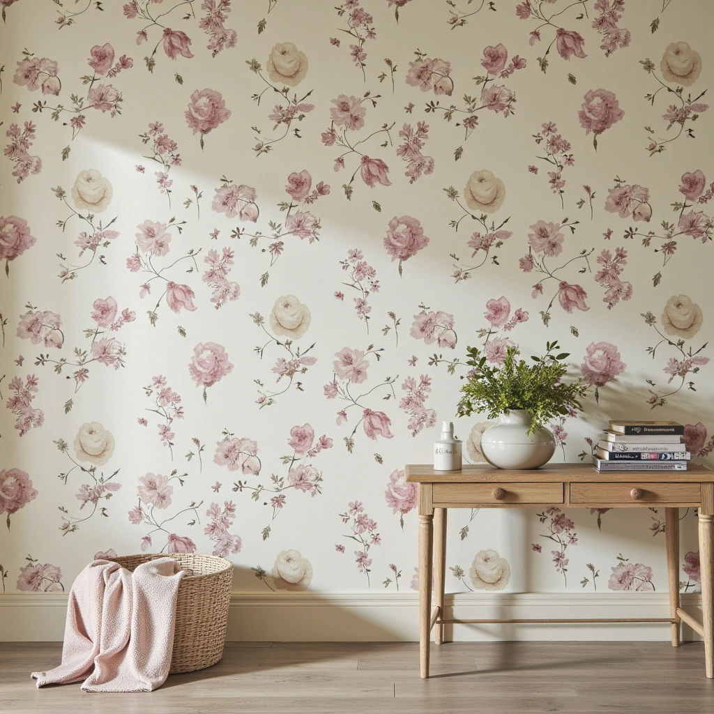 10. Vintage-Inspired Wallpaper