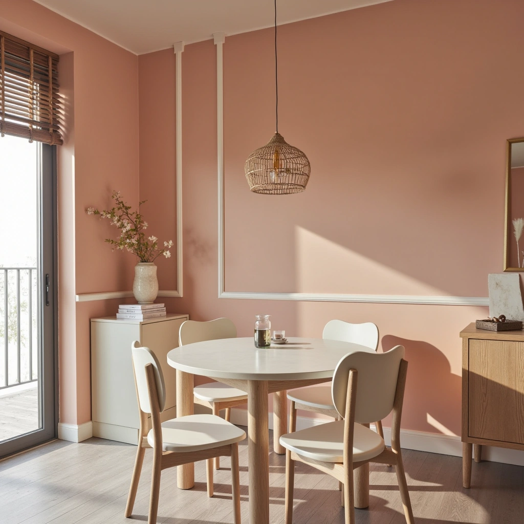 19. Pastel Peach Coziness