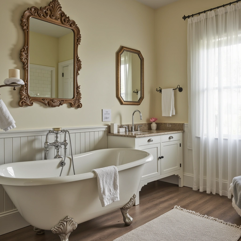 18. Vintage-Inspired Bathroom Accessories