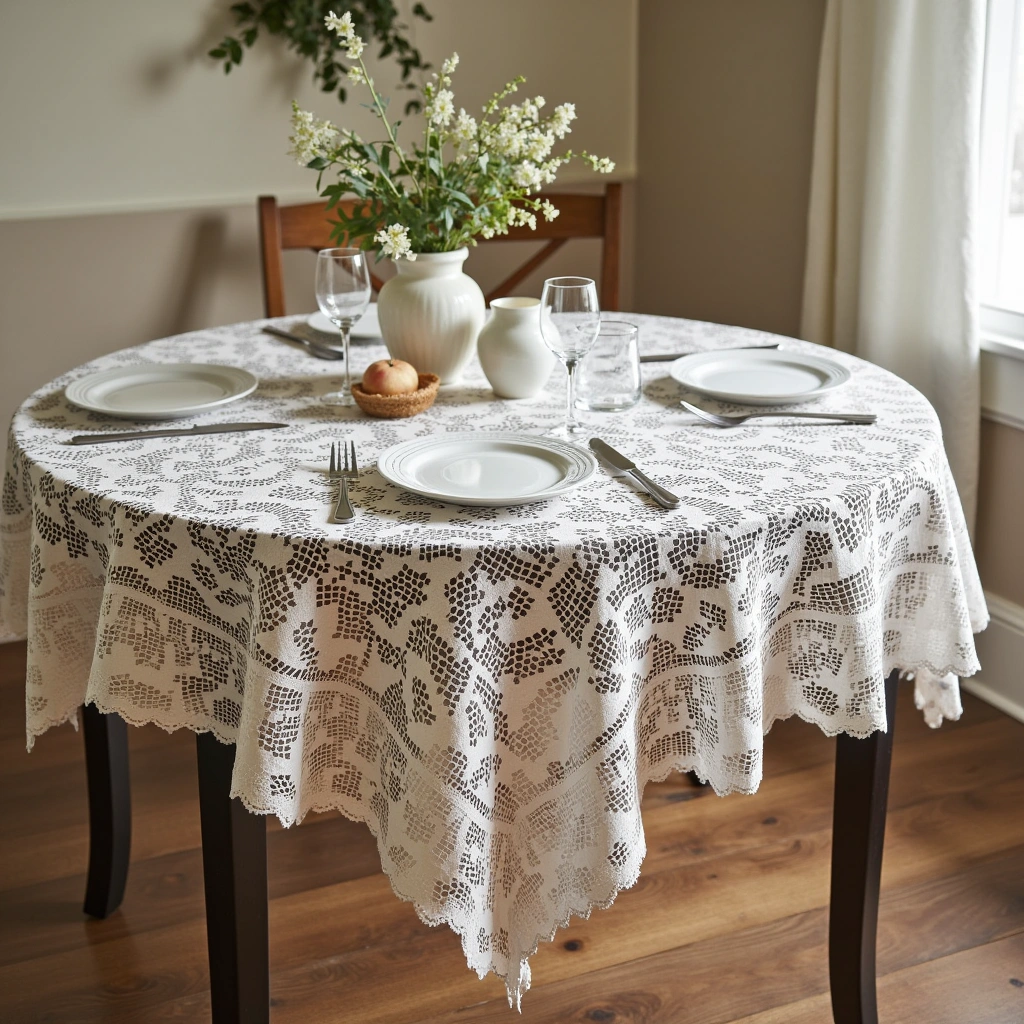 23. Lace Tablecloths
