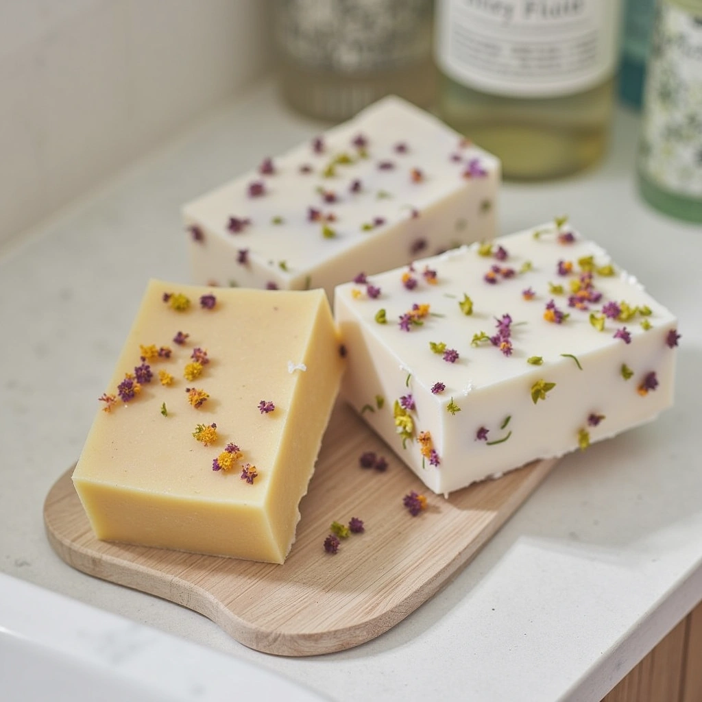 25. Floral Soaps