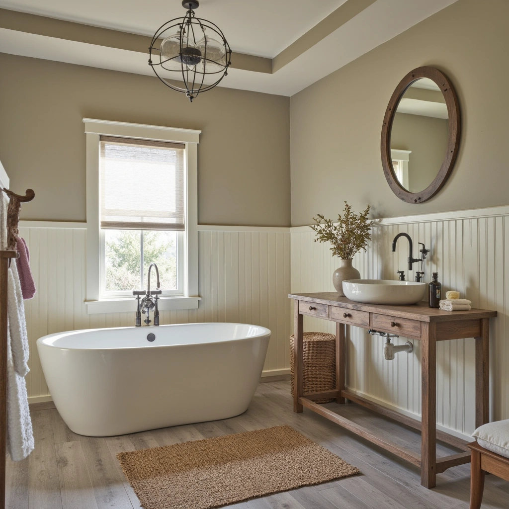 The Charm of Farmhouse Bathrooms