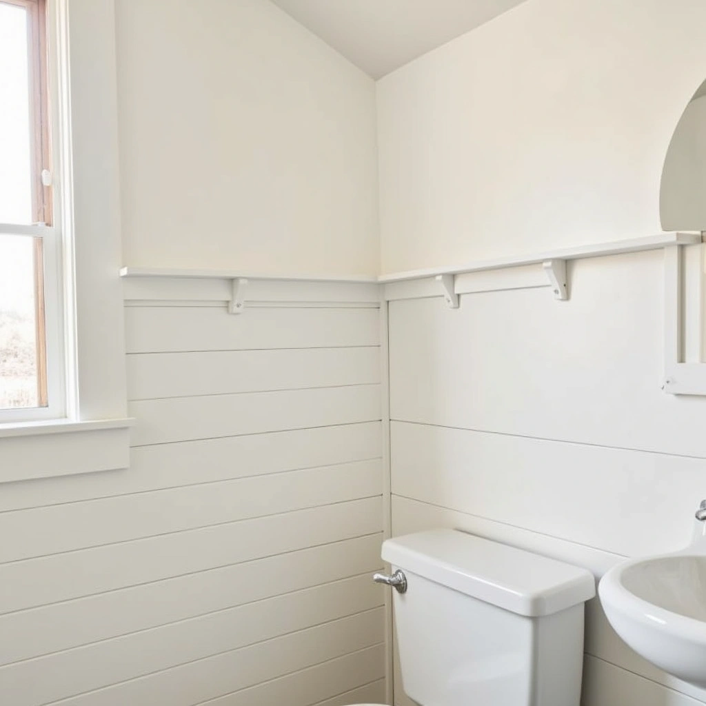 1. Shiplap Walls for Texture