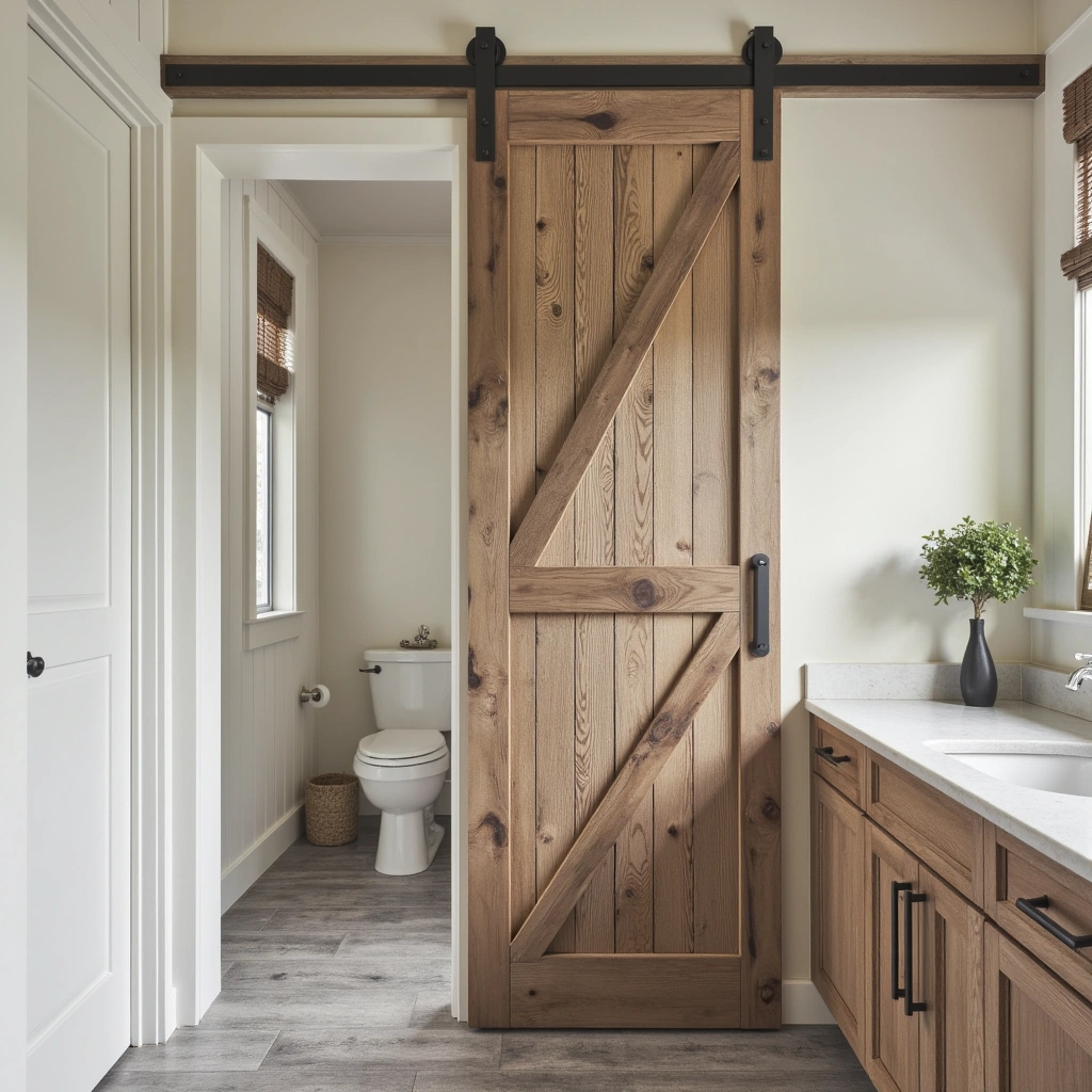 9. Barn Door for Privacy
