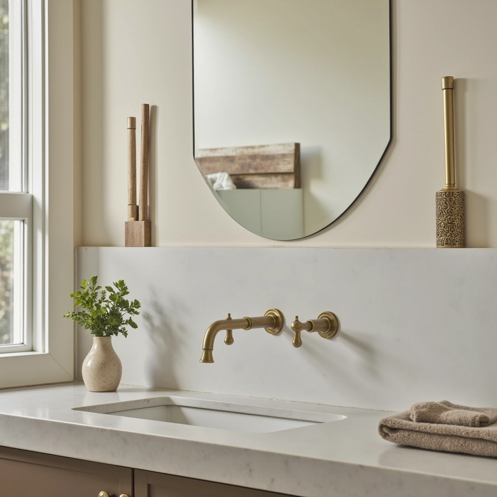 13. Antique Brass Fixtures