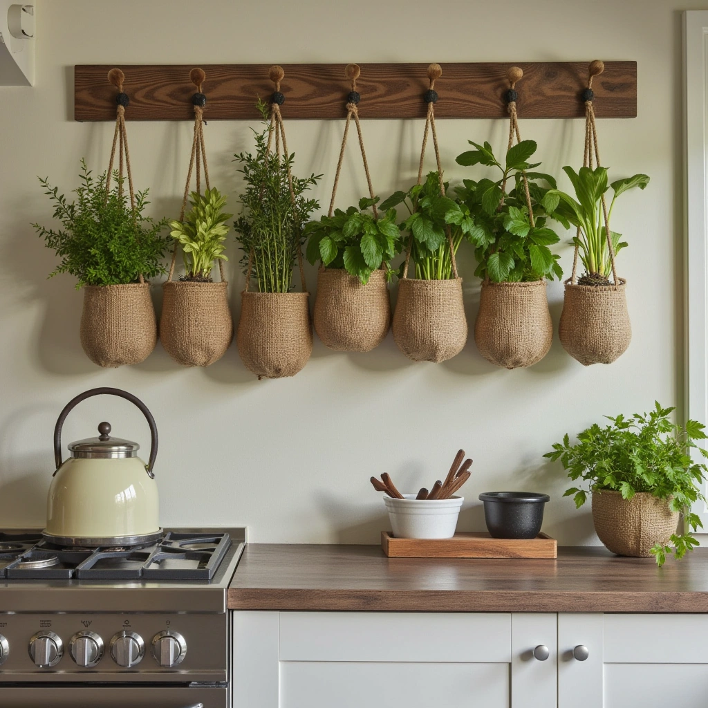 4. Hanging Herb Garden