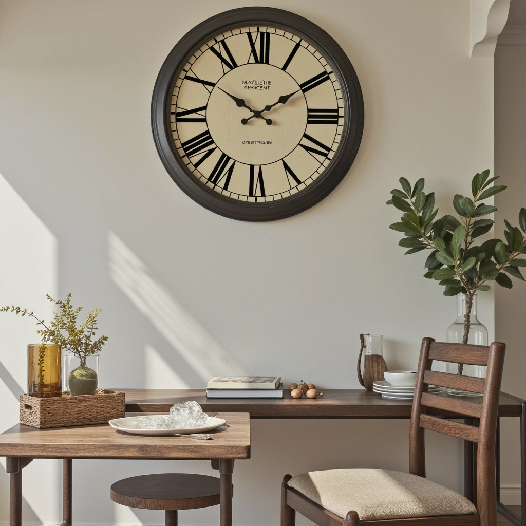 6. Oversized Farmhouse Wall Clock
