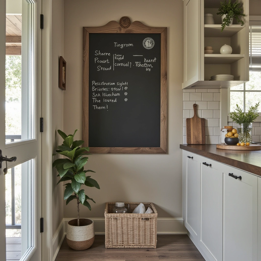 7. Chalkboard Wall or Chalkboard Paint Section