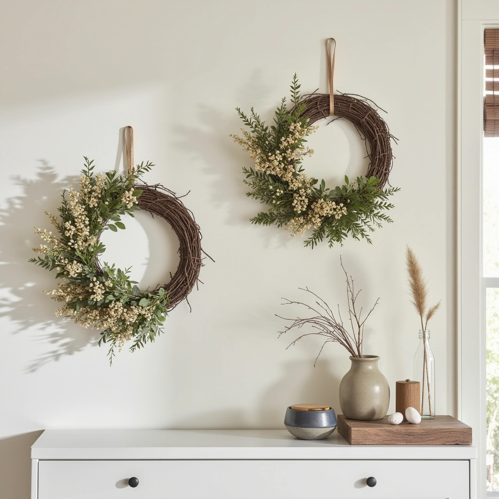 11. Seasonal Farmhouse Wreaths