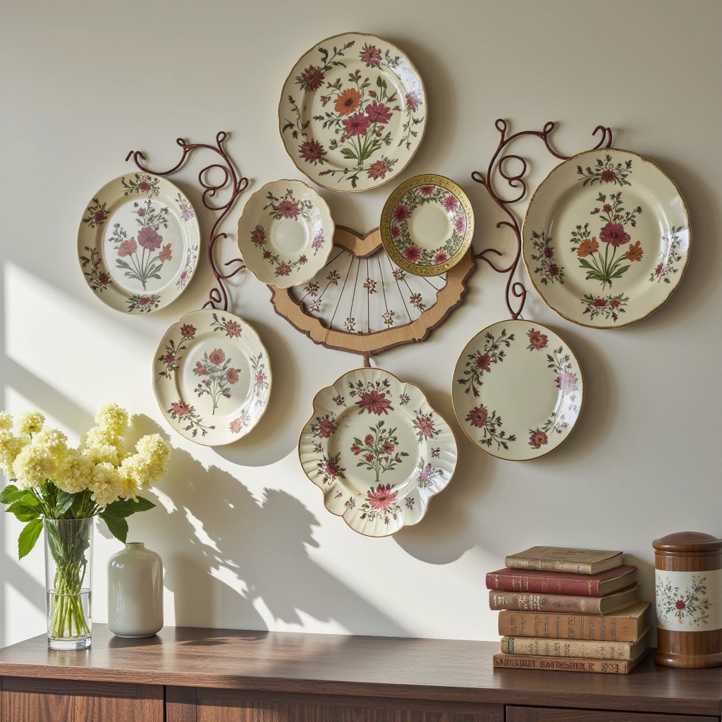 15. Plate Rack or Wall-Mounted Plate Display