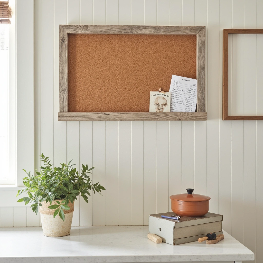 18. Rustic Corkboard or Bulletin Board
