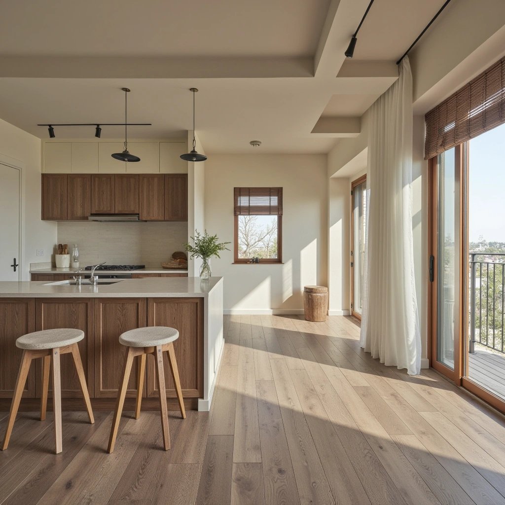 2. Wide Plank Hardwood Floors