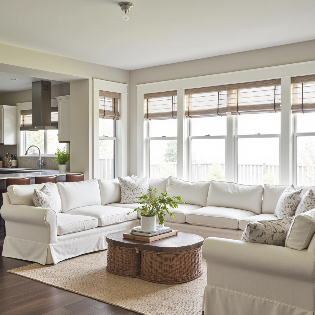 3. Slipcovered Sofas for Comfort and Style