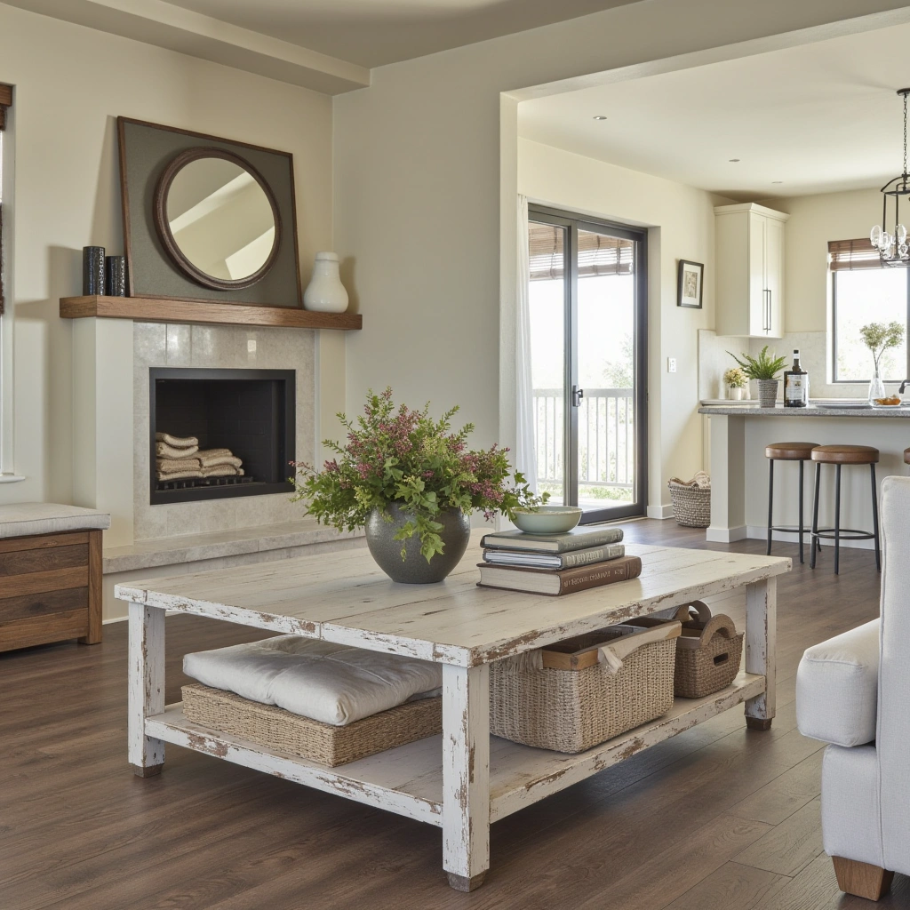 4. Vintage-Inspired Coffee Tables