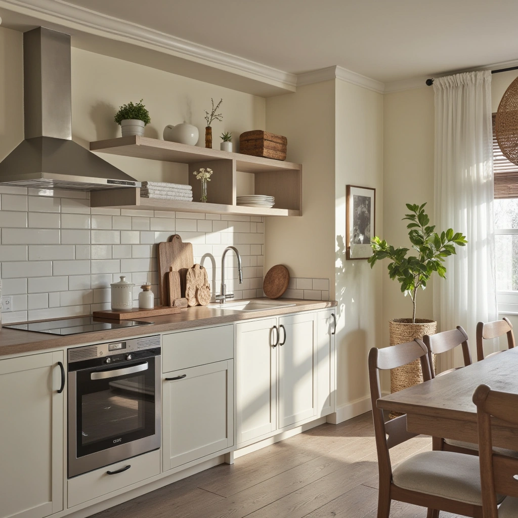 5. Neutral Color Palette with Pops of Warmth