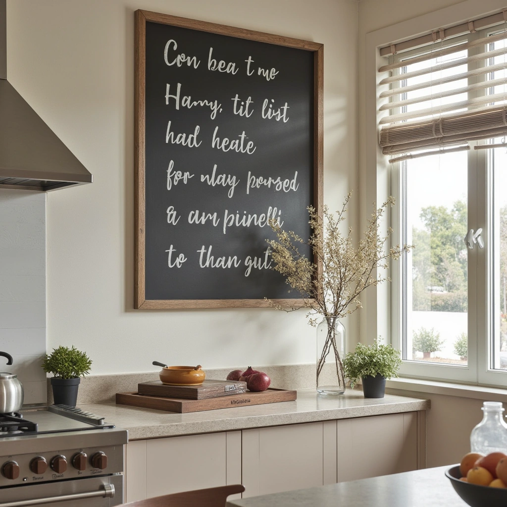 13. Chalkboard or Letterboard Wall Art