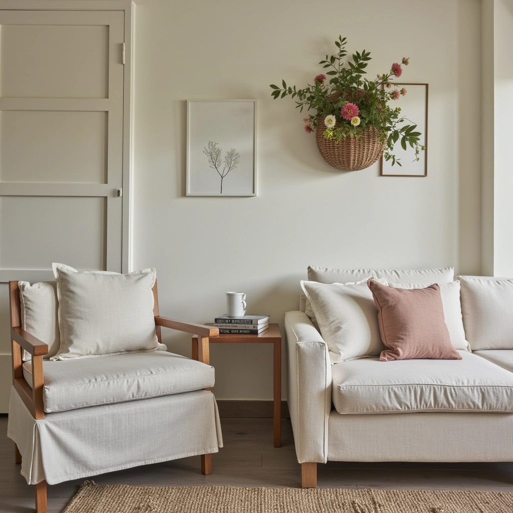 16. Slipcovered Armchairs for Extra Seating