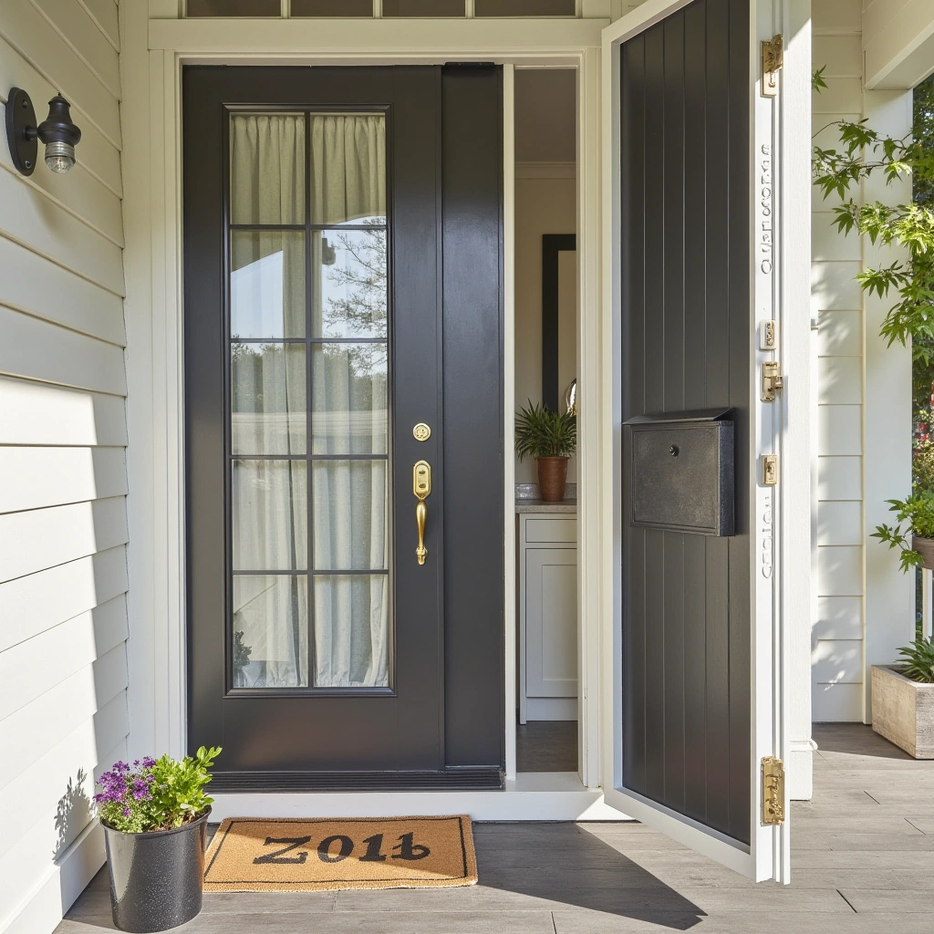 16. Metal Mailboxes with Vintage Appeal