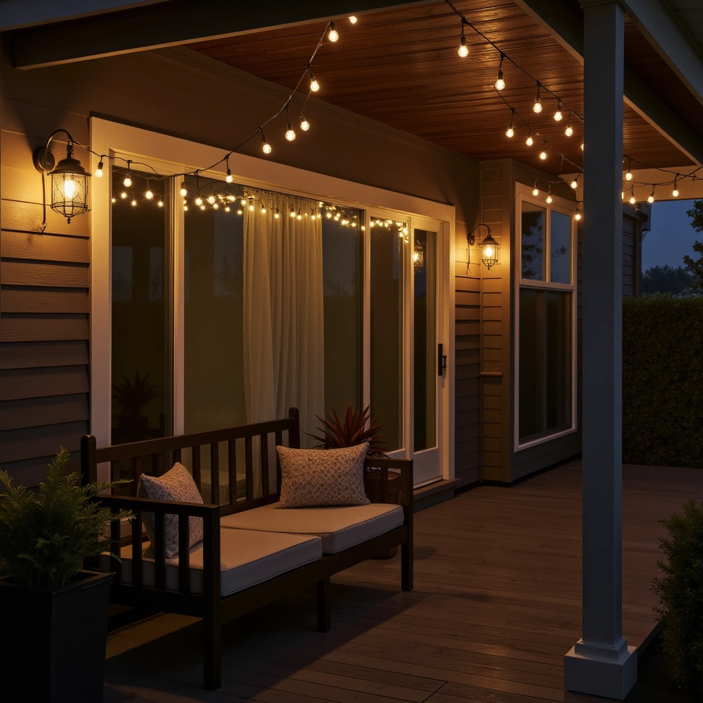 18. String Lights Draped Across the Ceiling