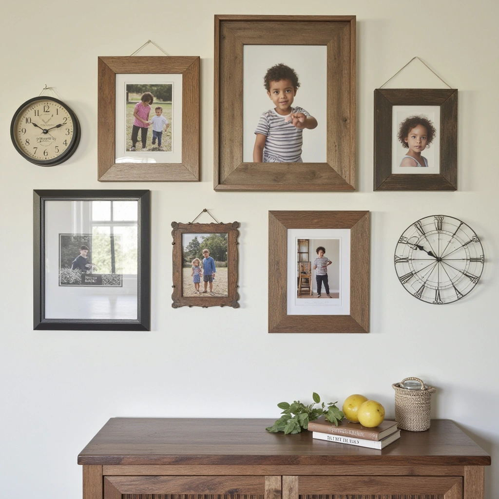 19. Personalized Family Gallery Wall