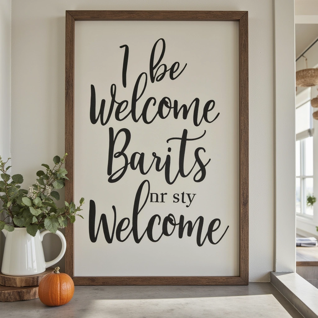 1. Rustic Wooden Signs