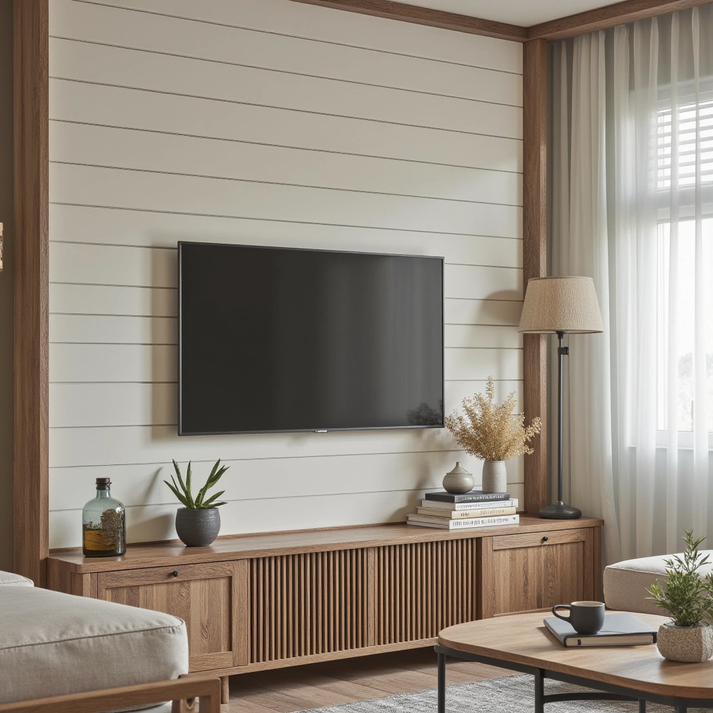 2. Shiplap Accent Wall